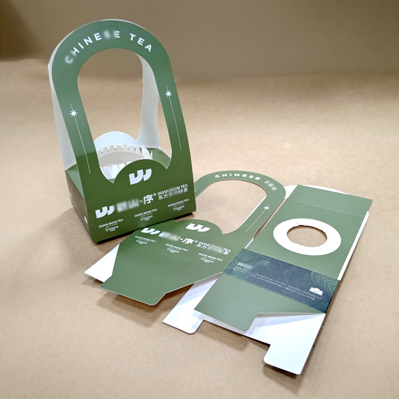 奶茶咖啡手提紙托4 奶茶手提杯盒(圖6)